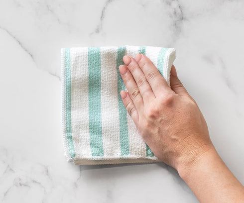 11 Inches, 24 Count Martha Stewart Microfiber Cleaning Cloths, Ultra-Absorbent, Lint-Free Cleaning Towels for Home