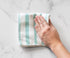 11 Inches, 24 Count Martha Stewart Microfiber Cleaning Cloths, Ultra-Absorbent, Lint-Free Cleaning Towels for Home