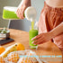 1 4 (6 1 Ritayedet Glass Carafe, Liter Carafe for Mimosa Bar, Pcs, Square Pitcher with Lid and Spout, Drink Dispenser