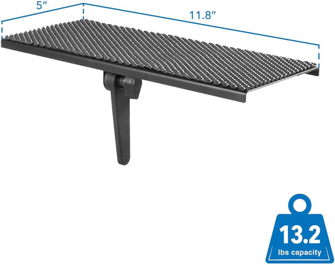 12 13.2 lb Mount-It! Above TV Shelf for Wall Mounted TV Adjustable No-Drill TV Top Shelf for Cable Box & Streaming