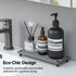 Instant Dry Sink Caddy Kitchen Sink Organizer, Quick Drying Stone Tray for Bathroom Countertop, Gray