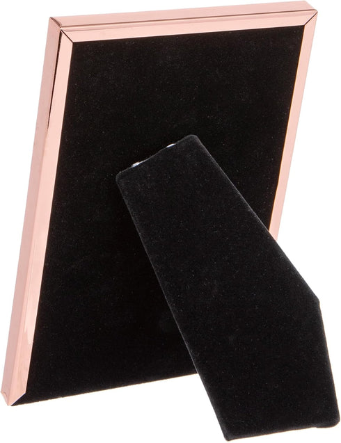 Maturi Rose Gold Colored Thin Edge Photo Frame, 6 x 8-Inch (15 x 20cm)