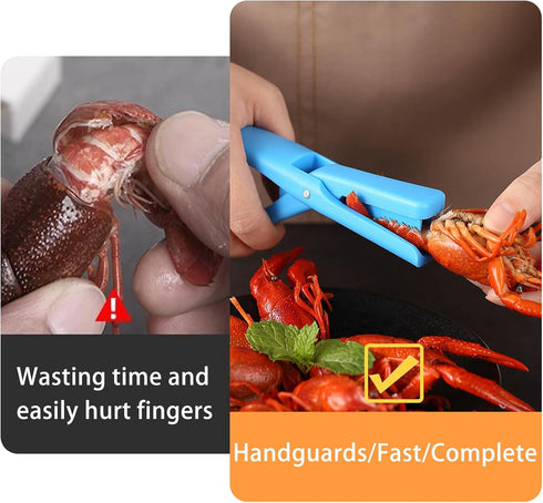 WIROTA 6 (6, Pcs Crawfish Peeler, Sturdy and Practical Crayfish Shelling Device, Convenient and Smart Seafood Sheller