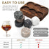 Whiskey Stones, Set of 6 Reusable Ice Cubes, Perfect Whiskey Gifts for Men, Chilling Stones for Drinks