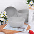 EI 8pcs Wheat Straw Bowls Set, 28oz Unbreakable Premium Cereal Bowls, Reusable Plastic Bowls for Picnic, Dinner, Party