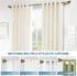 Urbanest Fluted Ball Adjustable Double Drapery Curtain Rod Set - 5/8", 48"-84", Antique Gold