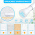 White Tension Curtain Rod for Windows, Adjustable 28 to 48 Inch, No Drilling, 7/8" for Bedroom Doorway