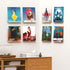4 Pack 12" Album upsimples Vinyl Record Wall Mount Shelves, Vinyl Holder for Record Storage & Display, Clear Acrylic