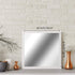 Lamoutor 32 Flexible Mirror Sheets - Self-Adhesive Square Mirror Tiles for Home Decor Wall Stickers