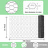 Miuwauer 15.7 590.5 100 Chicken Wire in x in Poultry Wire Netting Hexagonal Galvanized Mesh Garden Fence Barrier