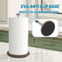 Countertop VEHHE Wooden Paper Towel Holder with Weighted Base, One-Handed Tear Paper Towel Holder Stand with Damping