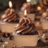 Whaline 100Pcs Parchment Square Cupcake Liners, Natural Color Kraft Paper Baking Cups for Parties