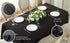 Craft And Party Rectangle Tablecloth, 60 x 102 Inch Black Washable Polyester