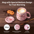 Coffee Mug Warmer & You are Awesome Mug Set, Electric Cup Warmer for Desk with 3 Temperature Settings, 8-Hours Auto