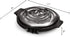 Elite Gourmet ESB-300X Single Countertop Coiled Burner, 1000 Watts Electric Hot Plate, Black, Easy to Clean
