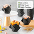 Jutom 200 Pack Black Tulip Cupcake Liners, Greaseproof Muffin Liners for Weddings, Birthdays, Baby Showers