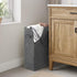Chrislley 45L Slim Laundry Hamper, Narrow Laundry Basket with Handle, Foldable Dirty Clothes Portable Skinny Hamper