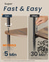 3-Tier 15 10.6 27.8 Inches, ULBC620K01 SONGMICS HOME Superfast Toolless Assembly, Corner Shelf Stand, Corner Standing