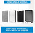 Air220 Air320 HEPA Filter Replacement for Bissell Air220 Air320 2768A 2609A, Includes 2 Pack True HEPA Filter