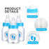 72 Pieces of Mini Baby Shower Milk Bottles Favors for Baby Shower White Plastic Mini Bottles Party Favors Boy Party