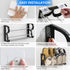 2 Pack, Hanging Shoe Rack Wall Mount Shoe Rack with Sticky Hanging Mounts, Wall Shoes Holder Storage Organizer Shelf