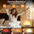 Dimmable 30 KEPLUG Wake Up Light Sunrise Alarm Clock,Digital Alarm Clocks Bedside Night Light,White Noise Sound Machine