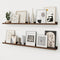 RICHFOCUS Picture Ledge Shelf, 48 inch Floating Shelves Set of 2, Wood
