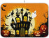 Halloween Dish Drying Mat, 18x24 Inch Scary Ghost on Tree Pumpkin Drying Pad for Kitchen Countertops