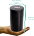 Tightvac Patented Airtight Container, 1 oz to 6 Ounce, Multi-use Vacuum Container, Smell Proof, Black