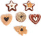 Fake Cookie Artificial Biscuits Chocolate Simulation Artificial Food Model Kitchen Decoration 6