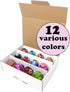 Importer AM Set 12 Polish Easter Handpainted Wooden Eggs (Pisanki) Decorative Eggs for Easter of Medium Eggs