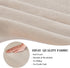 Counter Set 4 NICEEC Beige Bar Stool Covers Rectangle Spandex Stretch Vanity Barstool Seat Covers Water Repellent