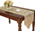 Simhomsen Beige Lace Table Runner, Dresser Scarf, Embroidered Rose Flower, 16 × 72 Inch Long