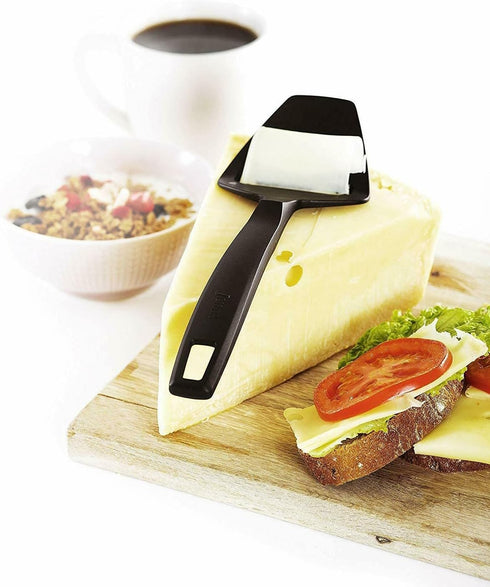Linden Sweden Black Nylon Cheese Slicer for Block Cheese, Heat Resistant, Dishwasher-Safe, 8¾” Long