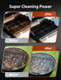 1 Bristle-Free Grill Brush for Outdoor Grill, Steam Cleaning Grill Brush Bristle Free with Replaceable Brush Heads
