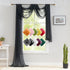 Black Scarf Valances for Windows - 144 Inch Sheer Curtain Scarf Swag, Draping Fabric for Bed Canopy Curtains 52Wx144L