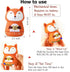 Mechanical Kitchen Timer, Cute Animal Timer for Kids, Wind Up 60 Minutes Manual Countdown Timer for Classroom, Home, Study and Cooking (Beige wolf) by NUOSWEK