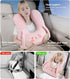 BEBAS U-Shaped Kids Travel Pillow for Car - Comfortable Neck and Head Support Pillow for Sleeping on Long Trips, Cute