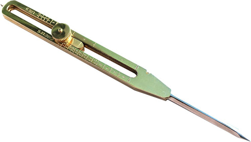 Solid Brass Proportional Divider, 9 inch with Nice Hardwood Box
