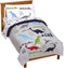 Jay Franco Trend Collector Dinosaur Roar 4 Piece Toddler Bed Set -