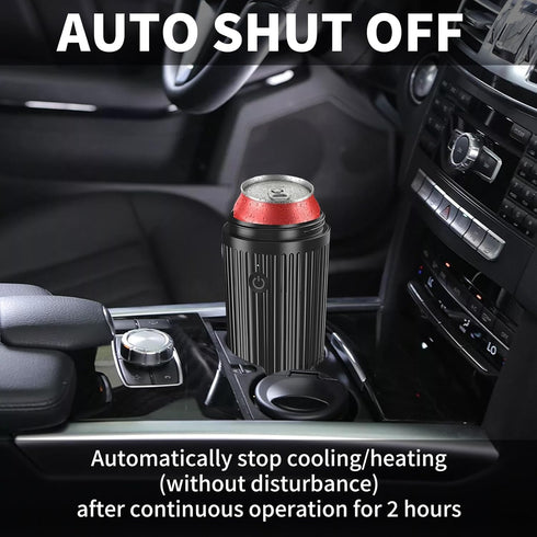 Switch|12 OZ Heated Cup,Car Cup Holder,Intelligent Cooler Mug|One Touch Coffee Mug|Car Smart Heating & Cooling