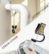 (3 +3) Nuozme Straw Cover Compatible with Stanley Tumbler Cup, 3PCS Letter Straw Caps with Initial Butterfly Charms