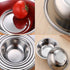Stainless Steel Mixing Bowl - Flat Bottom Wide for Larger Capacity, Ecofriendly, Reusable, Heavy Duty 8.7" Set of 3