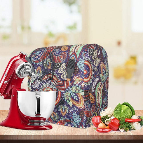Kitchen Aid Mixer Cover, Compatible with 5-8 Quart Kitchenaid Hamilton Mixers, with Pockets