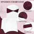 Pack 25 VDS of PCS | Burgundy | Spandex Chair Sashes Bows Without Buckle | Stretch Elastic Banquet Universal Folding