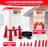 3 Control,Red,12.5 8.3 inch 8.3 Gallon Heated Chicken Waterer for Winter Automatic Chicken Water Heater,Adsjustable