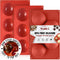 Extra Large 5-Cavity Semi Sphere Silicone Mold, 3 Packs Half Sphere Baking Molds for Chocolate, Cake, Jelly