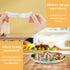 Plastic Bowl Covers, 200 PCS Food Covers, Bowl Covers for Bread Proofing, Plastic Covers for Bowls With Elastic, Reusable Fresh Keeping Bags by Reastar