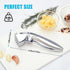 COKORA Garlic Press, Premium Kitchen Metal Garlic Crusher Masher Tool, Rust Proof & Dishwasher Safe, Heavy Duty