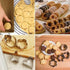 Mini Metal Cookie Cutters Set - 24 Pcs Geometric Shapes Stainless Steel Cookie Biscuit Cutters for Baking